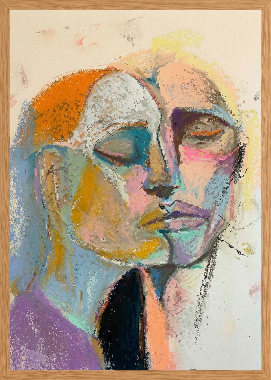 Poster in oak frame