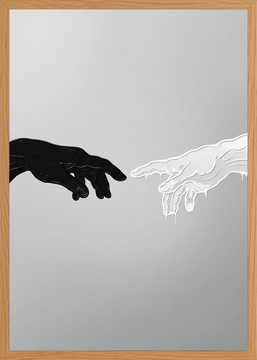 Poster in oak frame
