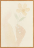 Poster in oak frame