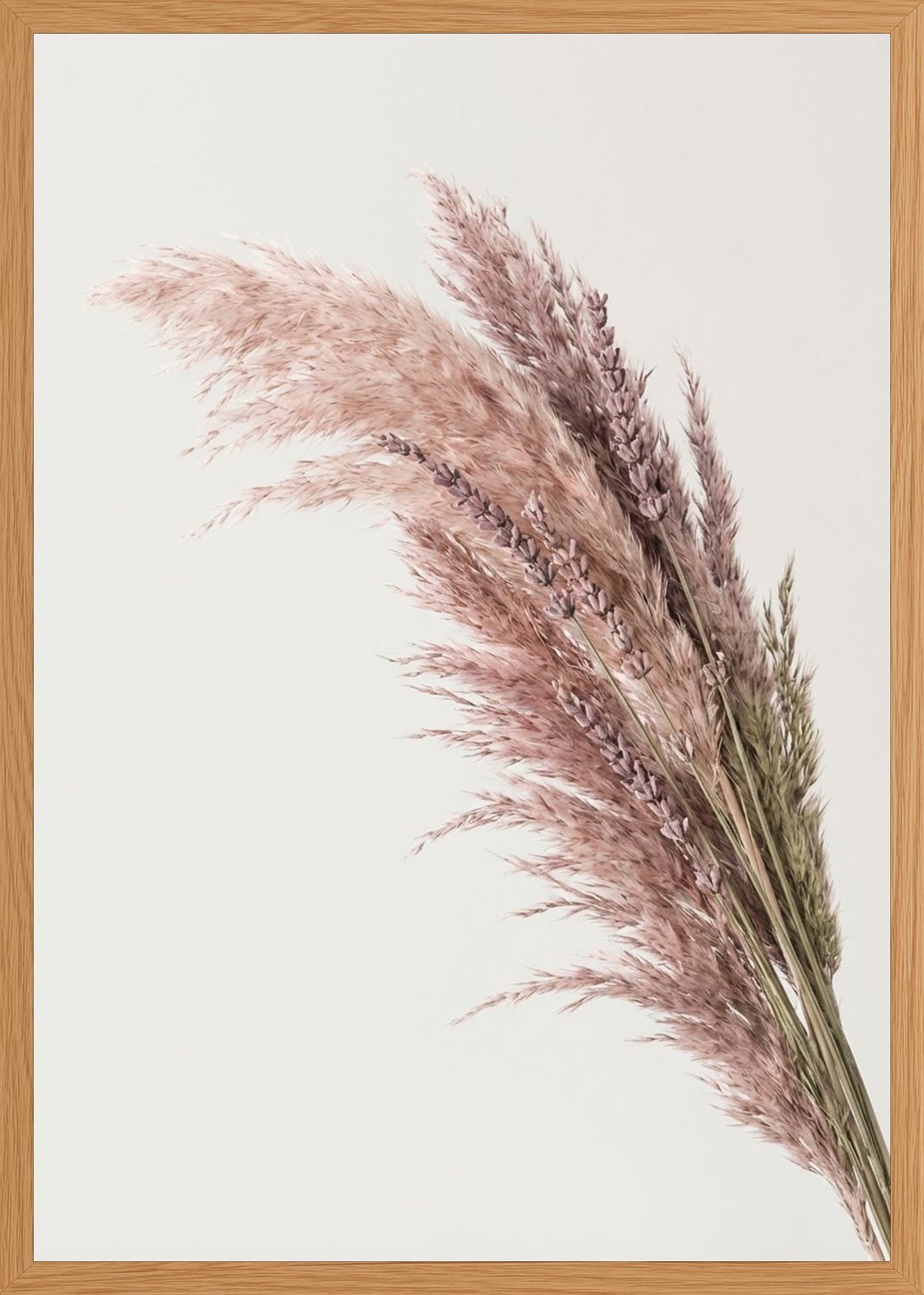 Poster in oak frame
