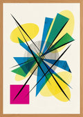 Poster in oak frame