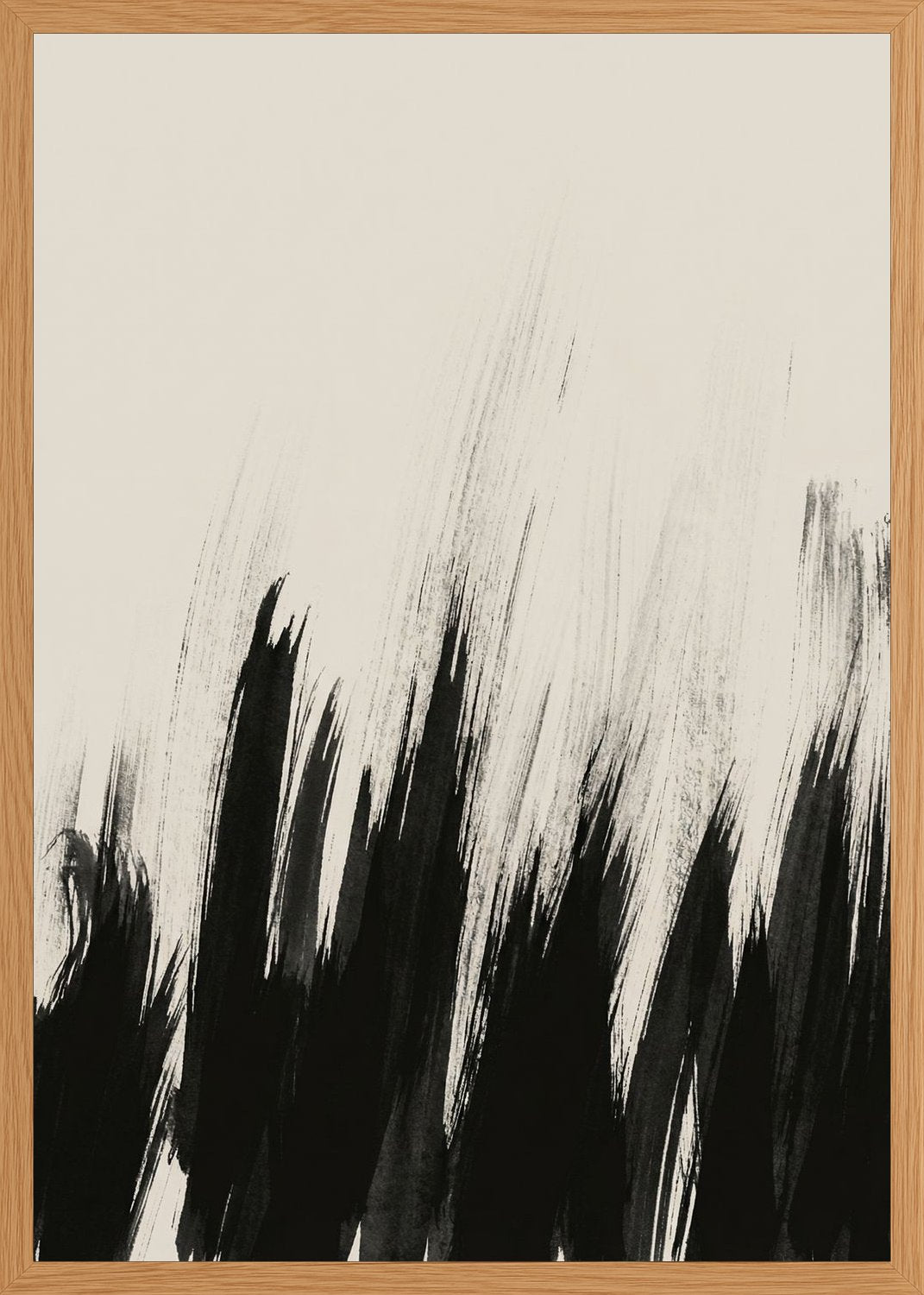 Poster in oak frame