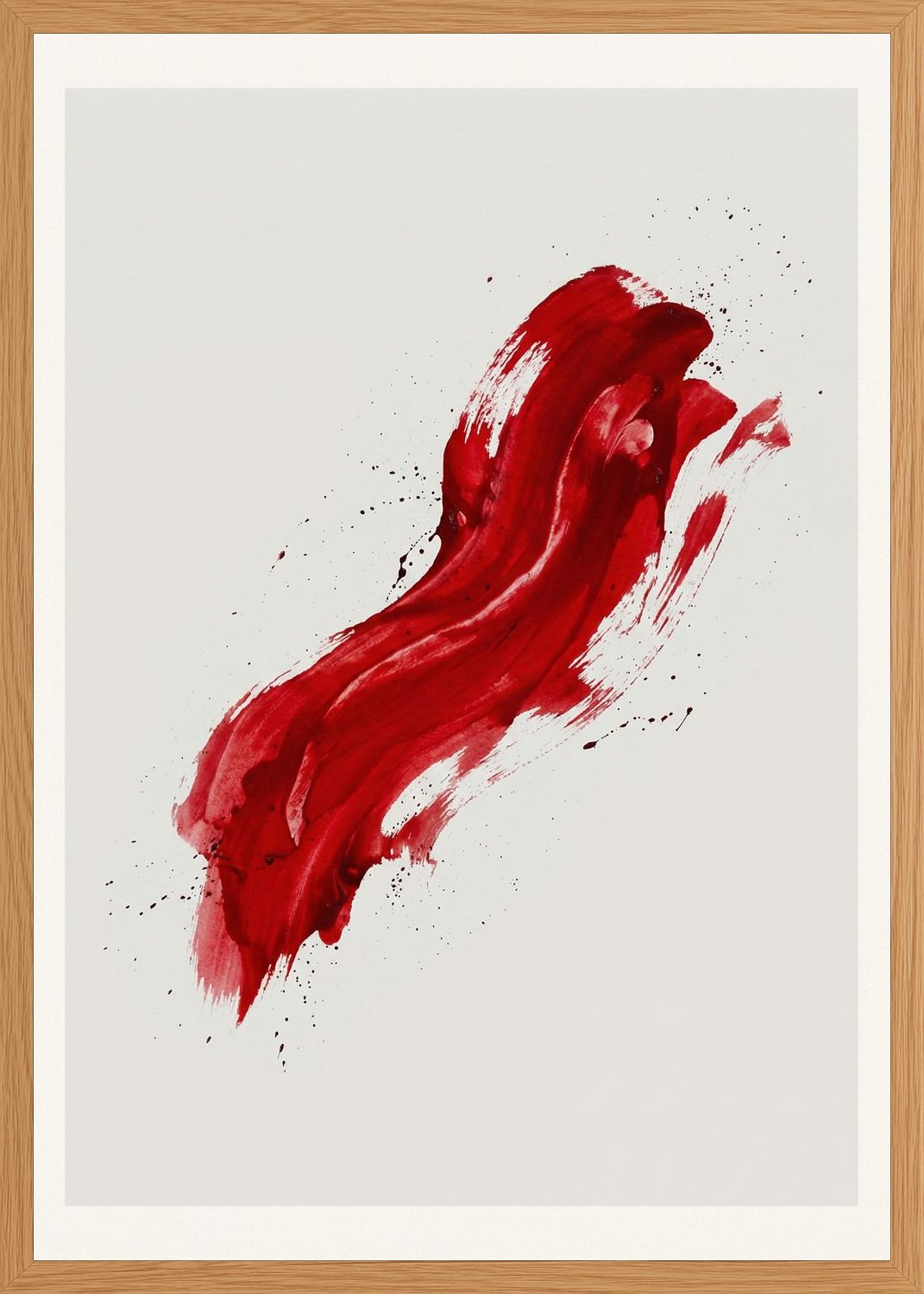 Poster in oak frame