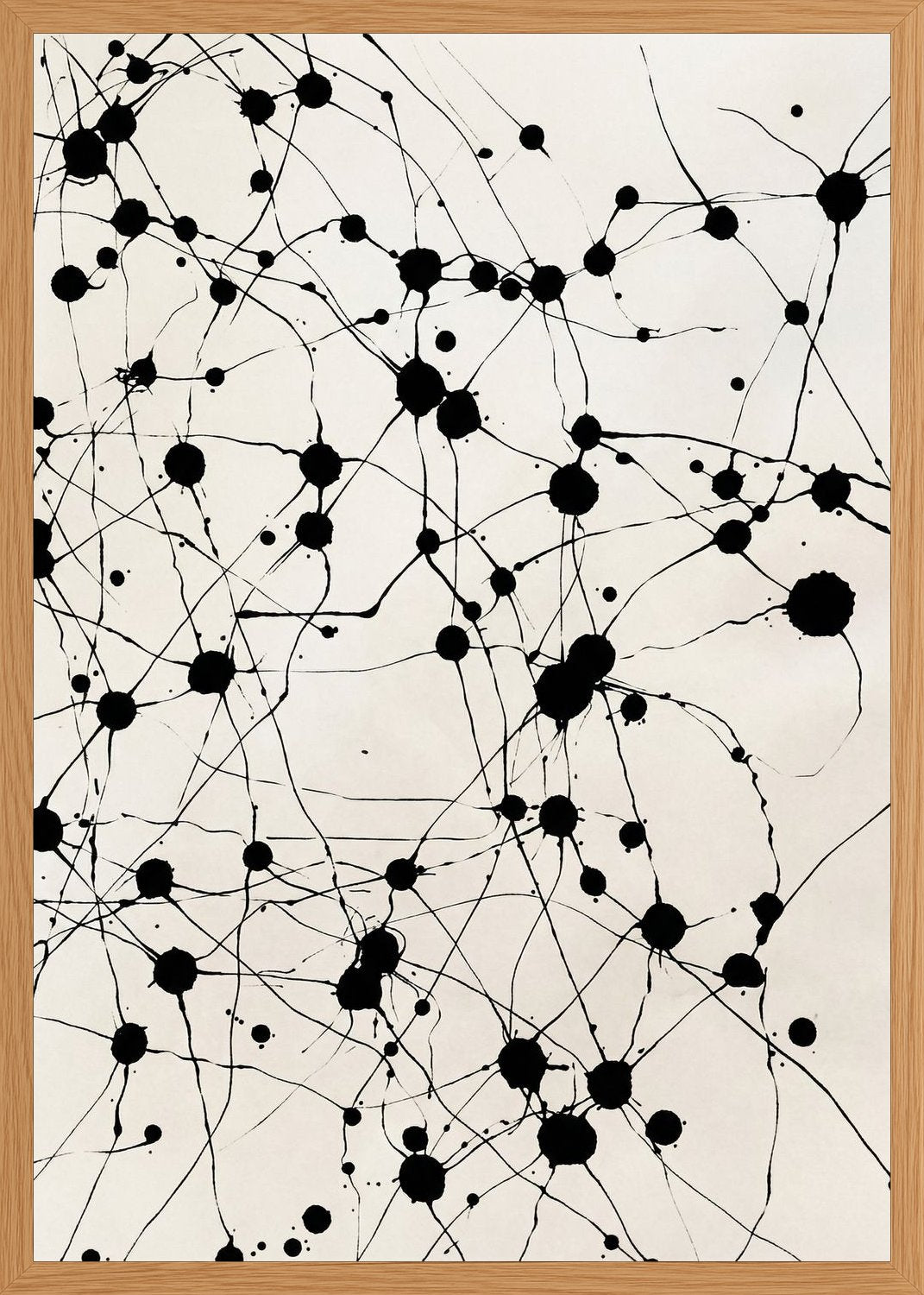 Poster in oak frame