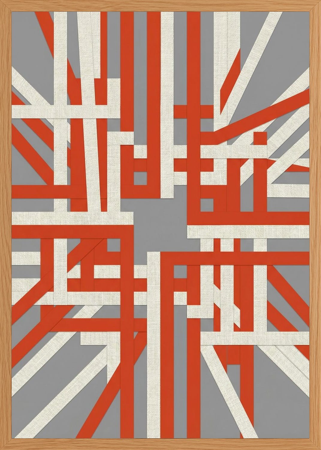 Poster in oak frame