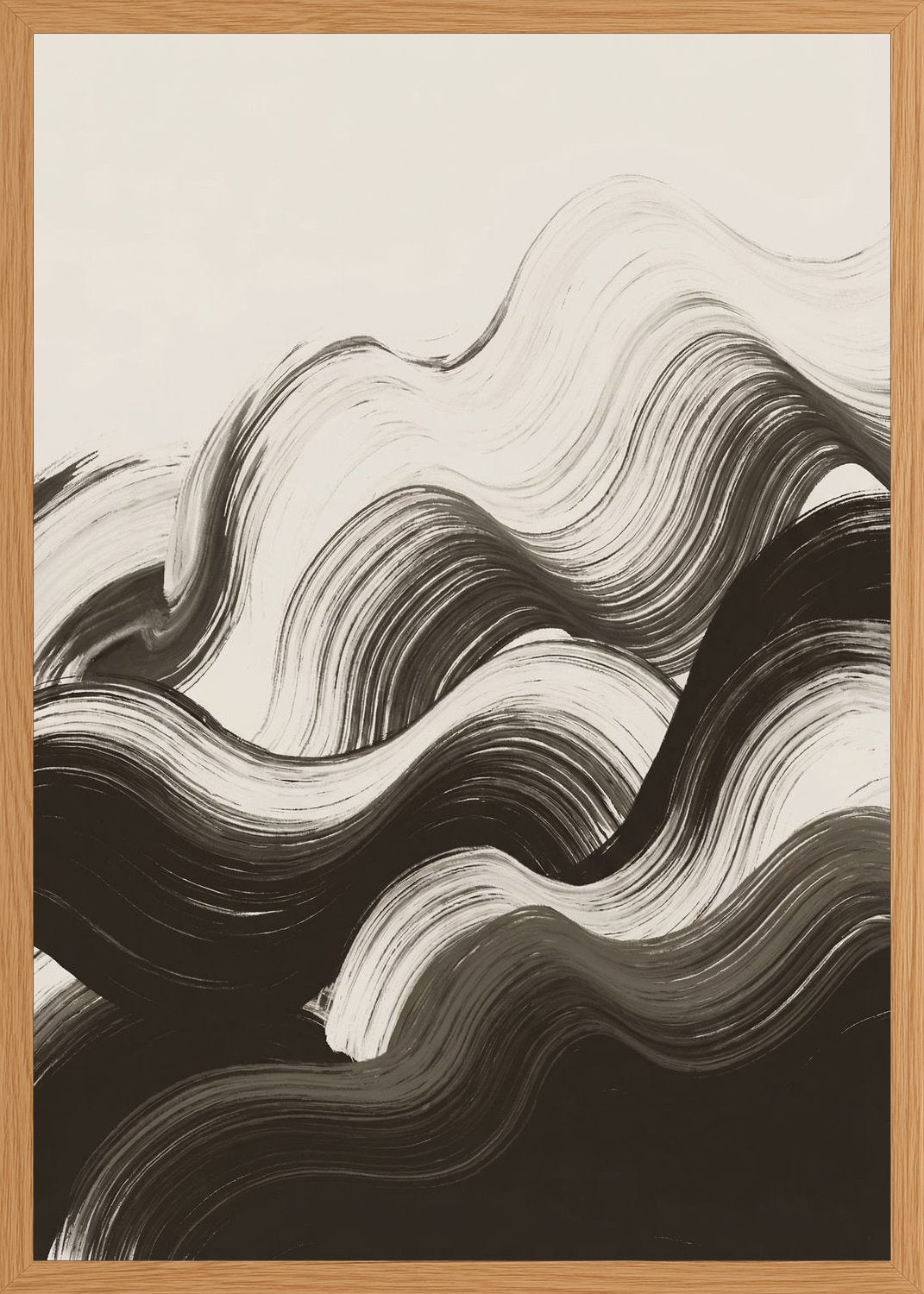 Poster in oak frame