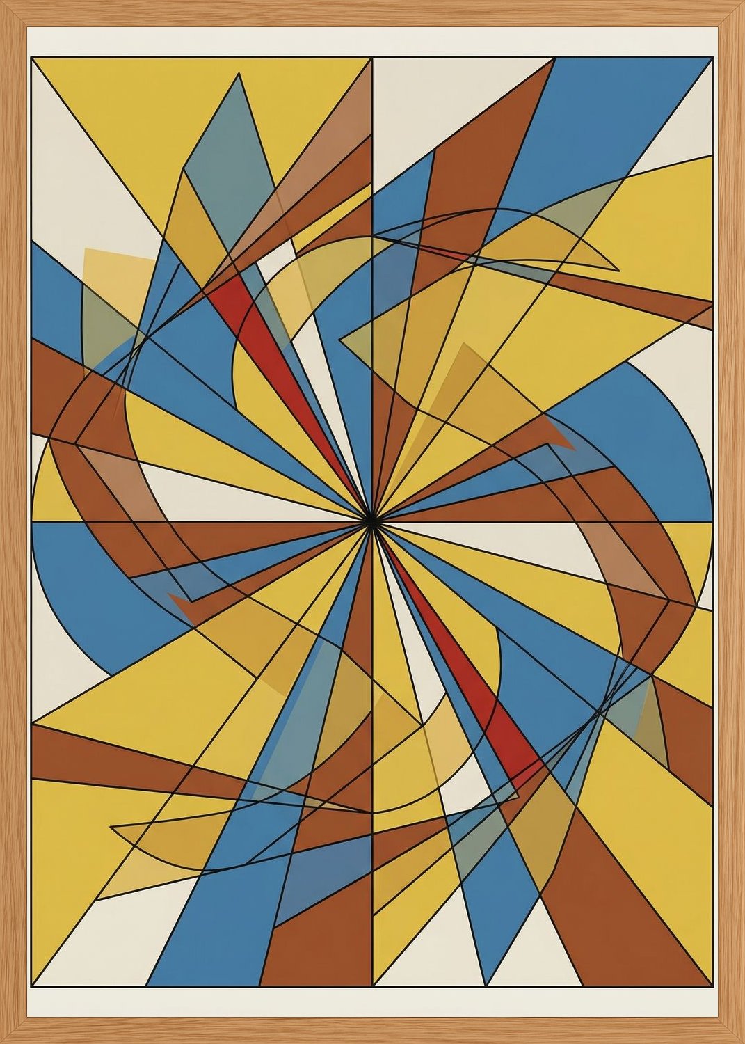 Poster in oak frame
