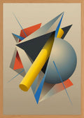Poster in oak frame