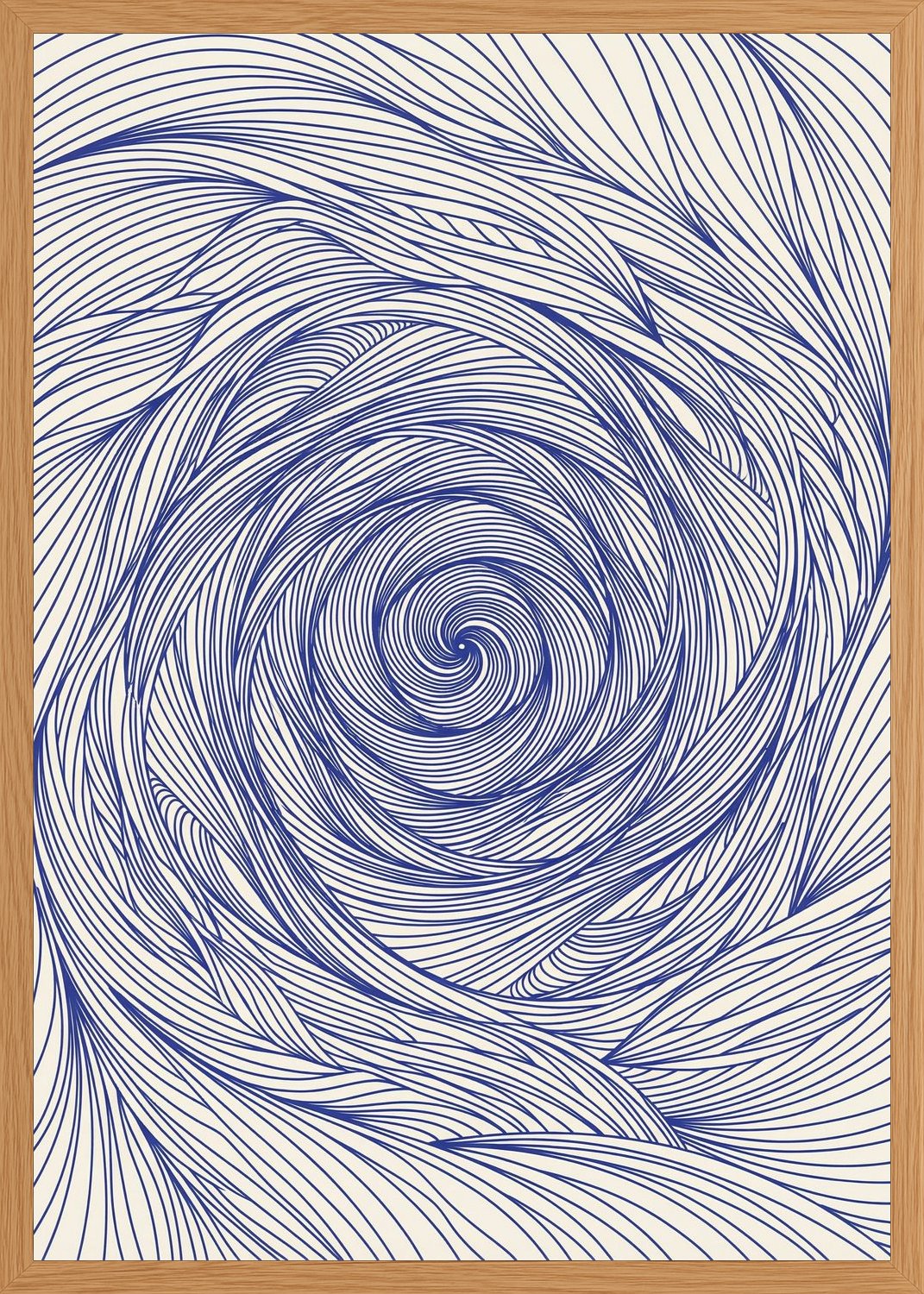 Poster in oak frame