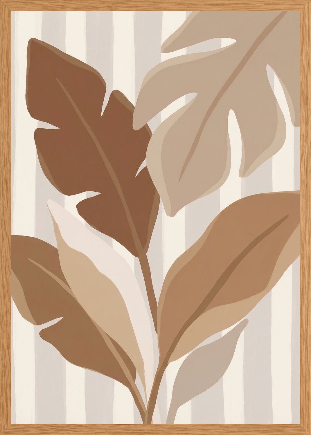 Poster in oak frame
