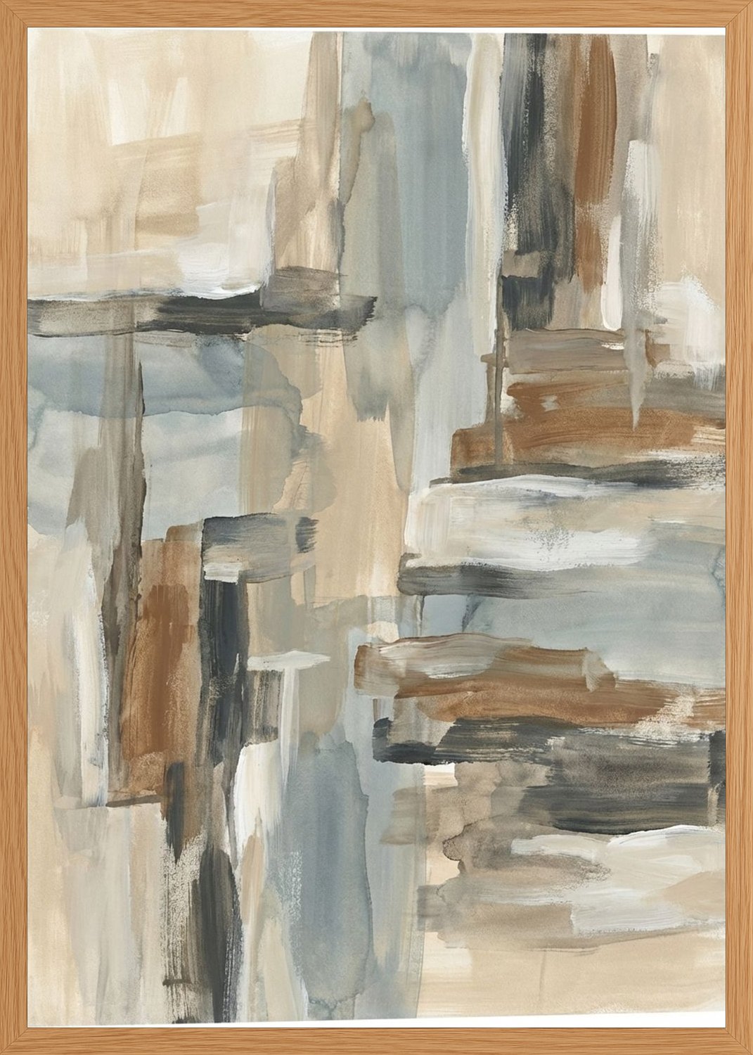Poster in oak frame