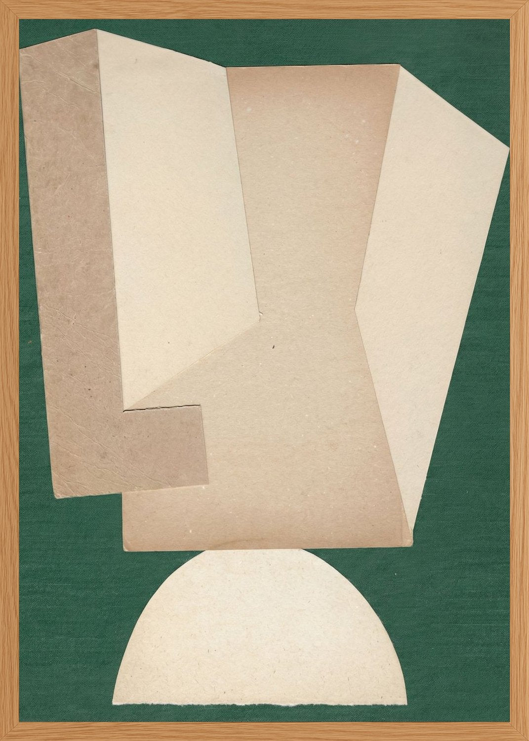 Poster in oak frame