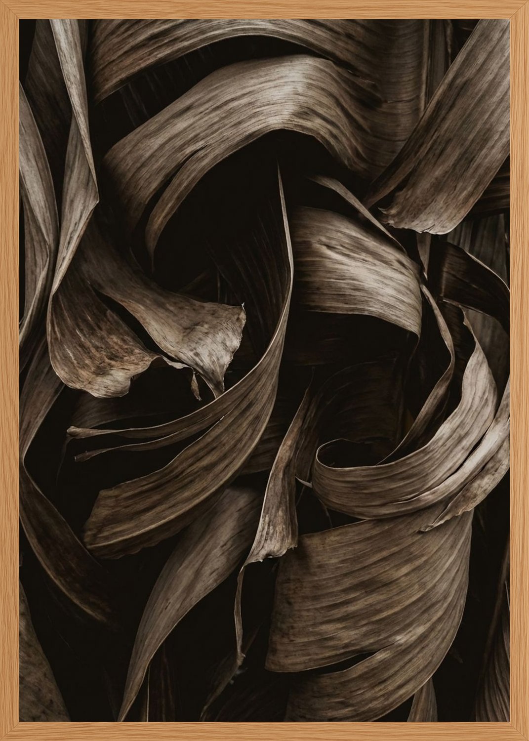 Poster in oak frame