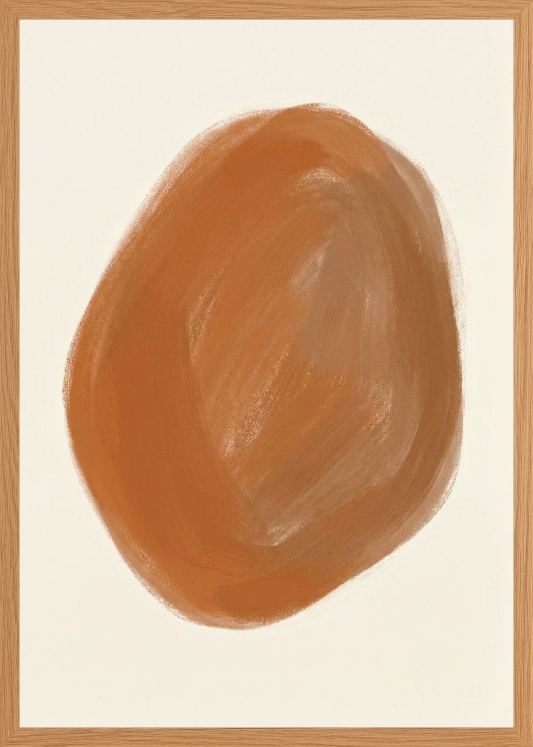 Poster in oak frame
