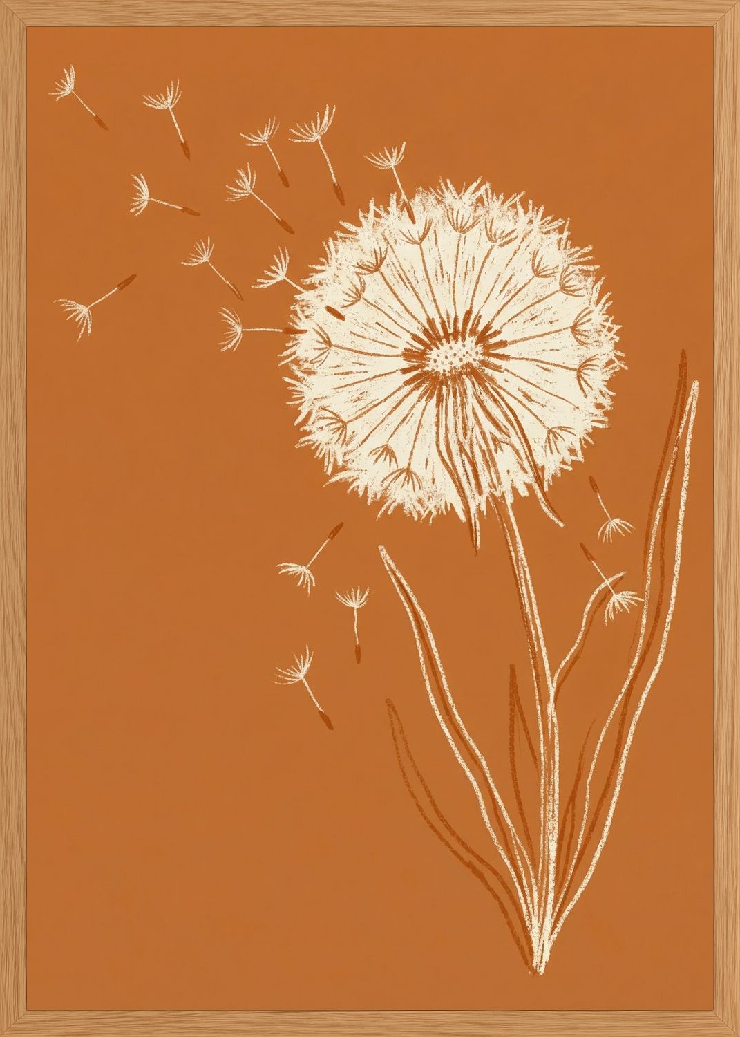 Poster in oak frame