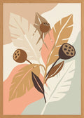 Poster in oak frame