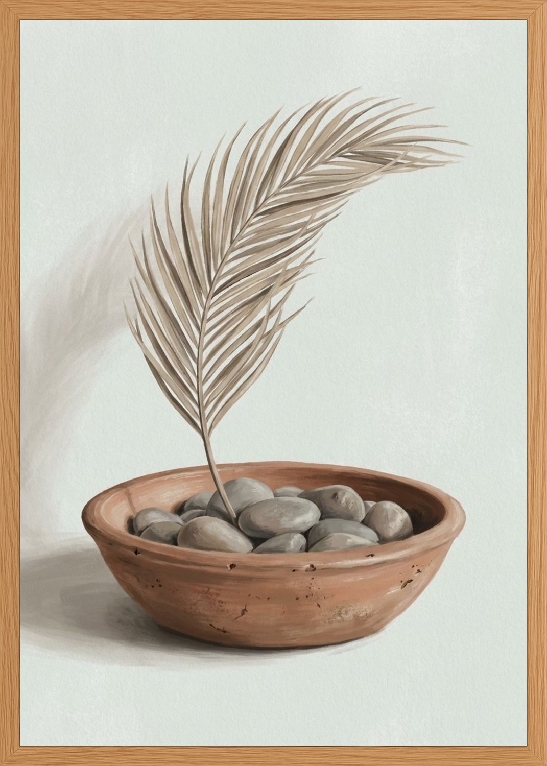 Poster in oak frame