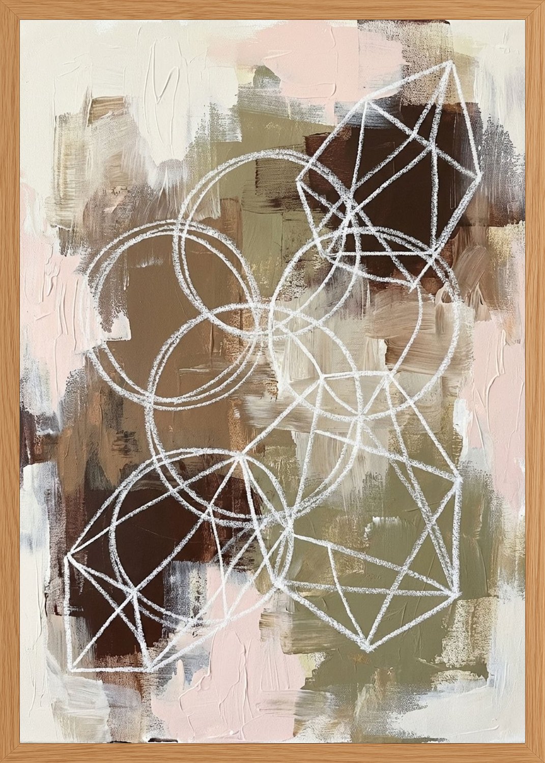 Poster in oak frame