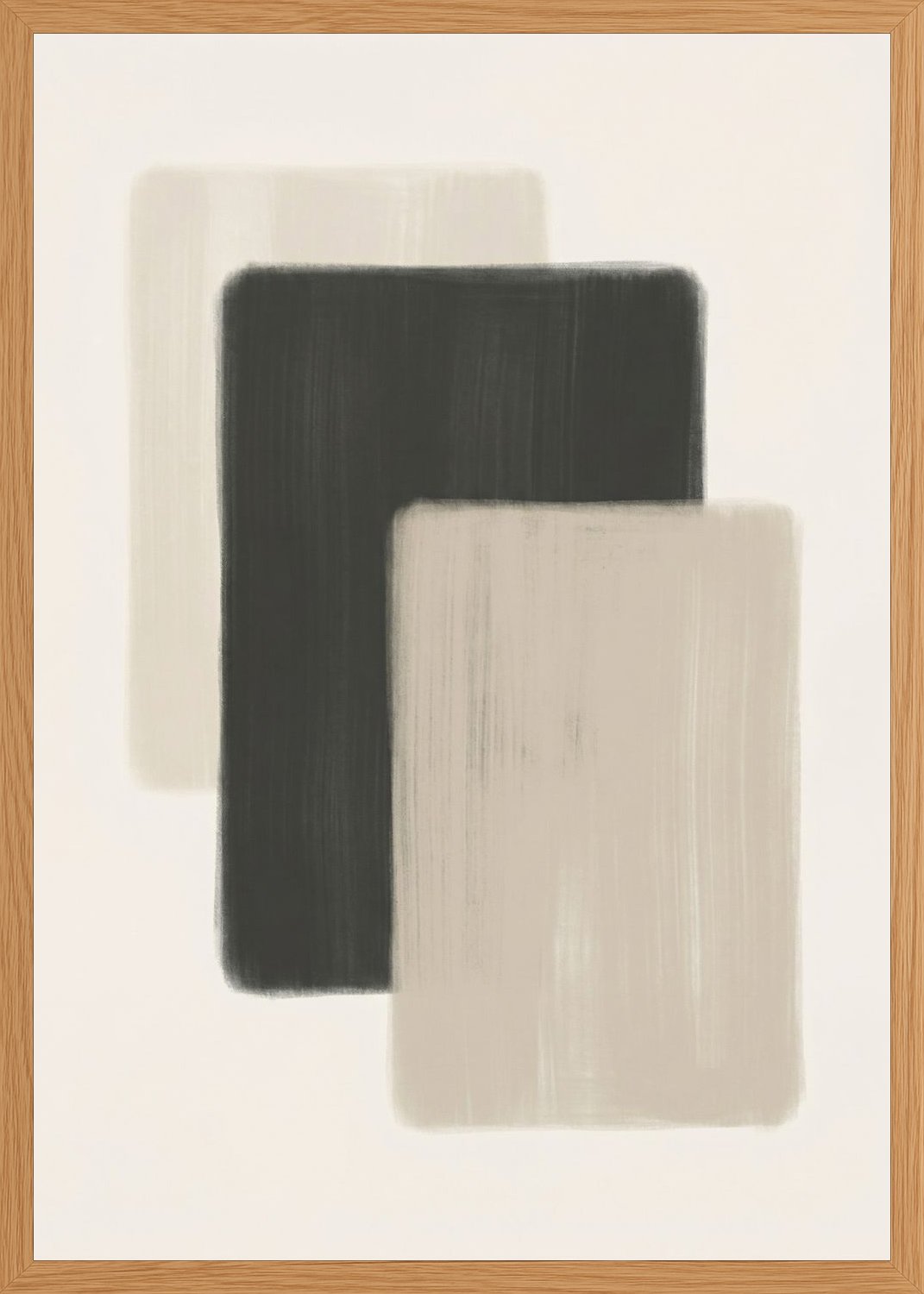 Poster in oak frame