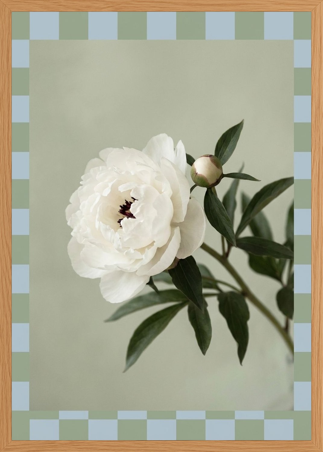 Poster in oak frame
