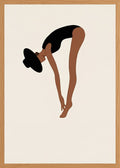 Poster in oak frame