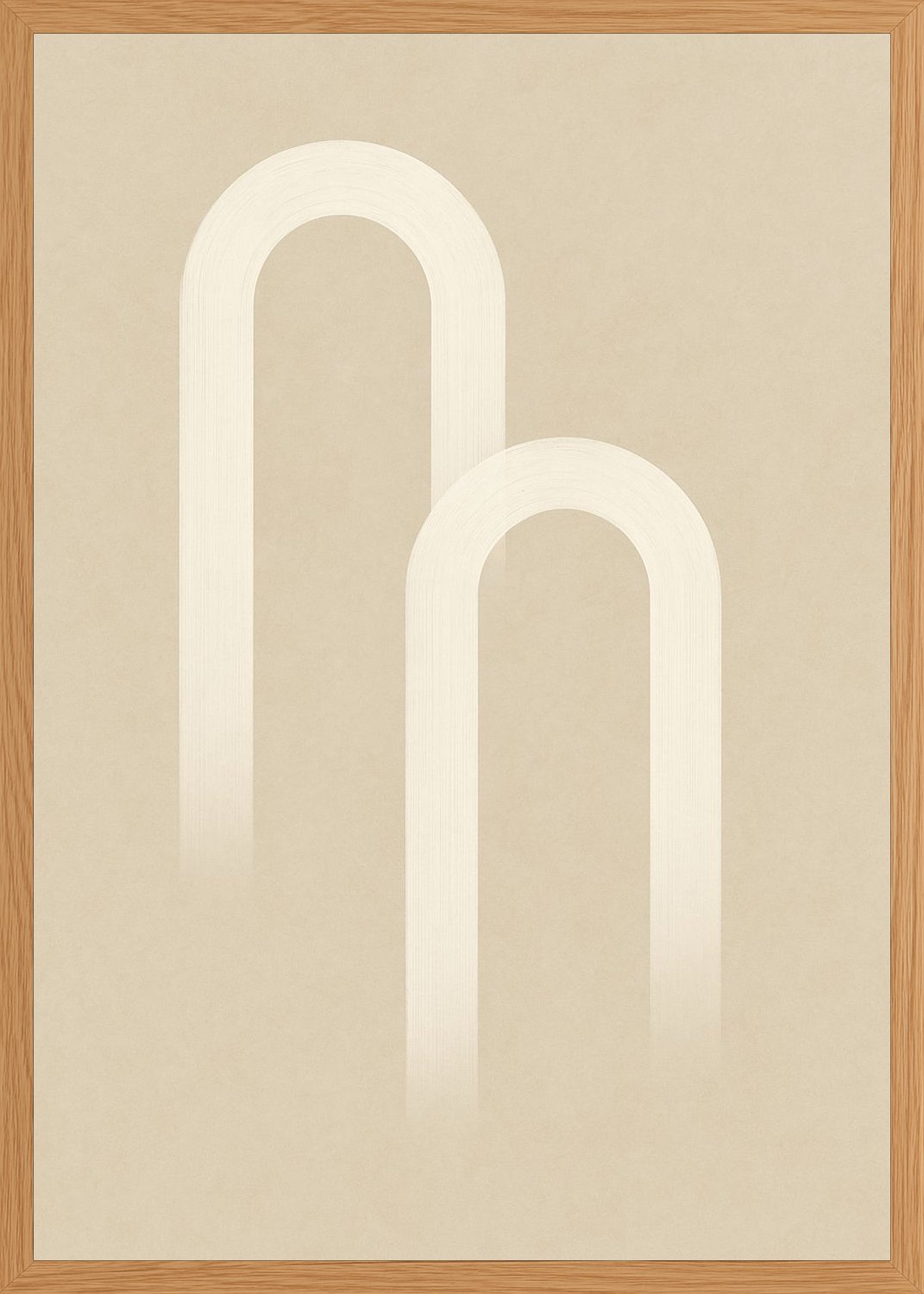 Poster in oak frame