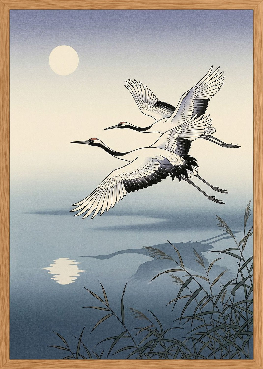 Poster in oak frame