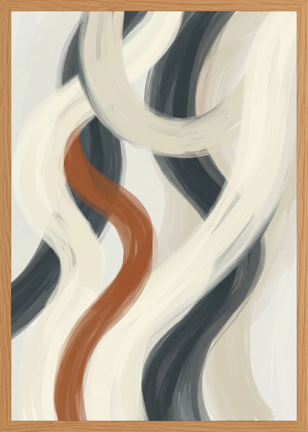 Poster in oak frame