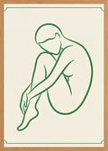 Poster in oak frame