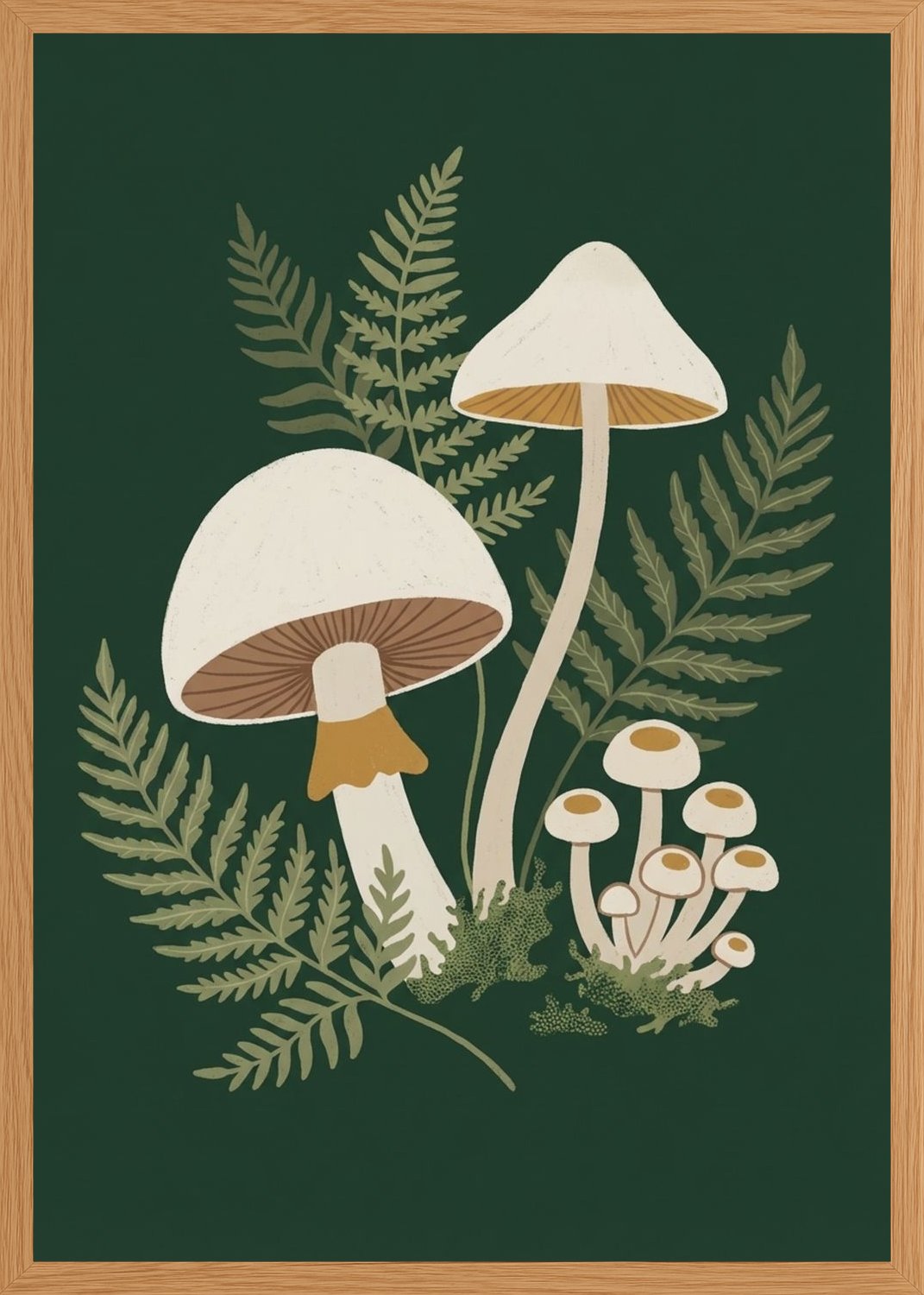 Poster in oak frame
