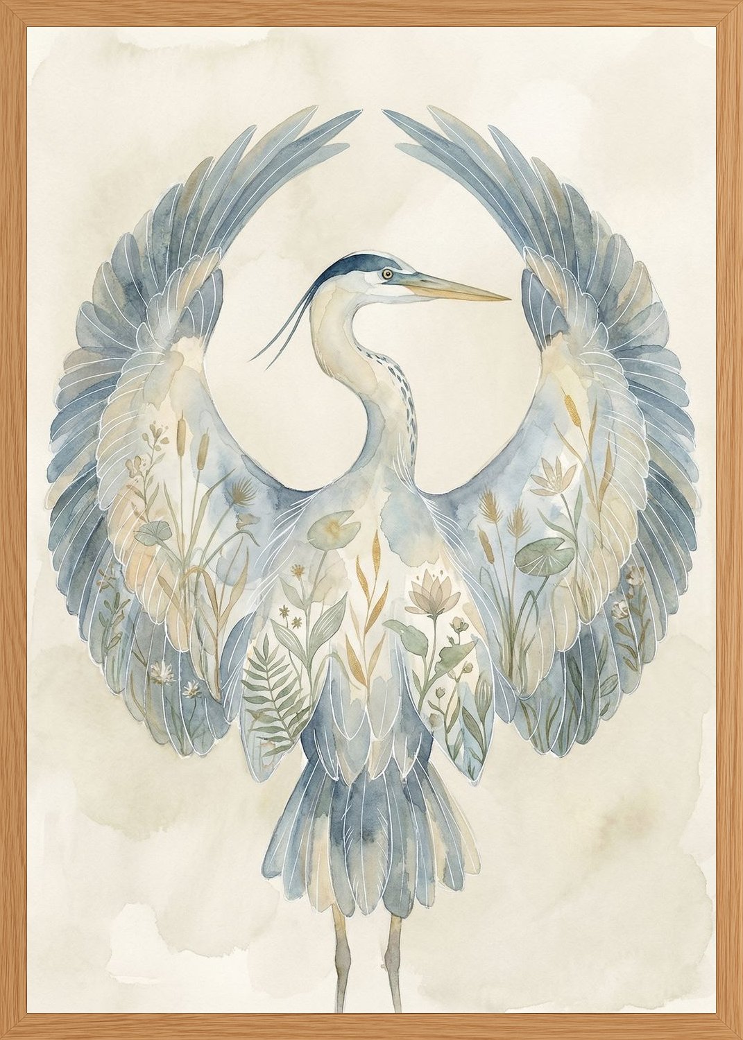 Poster in oak frame