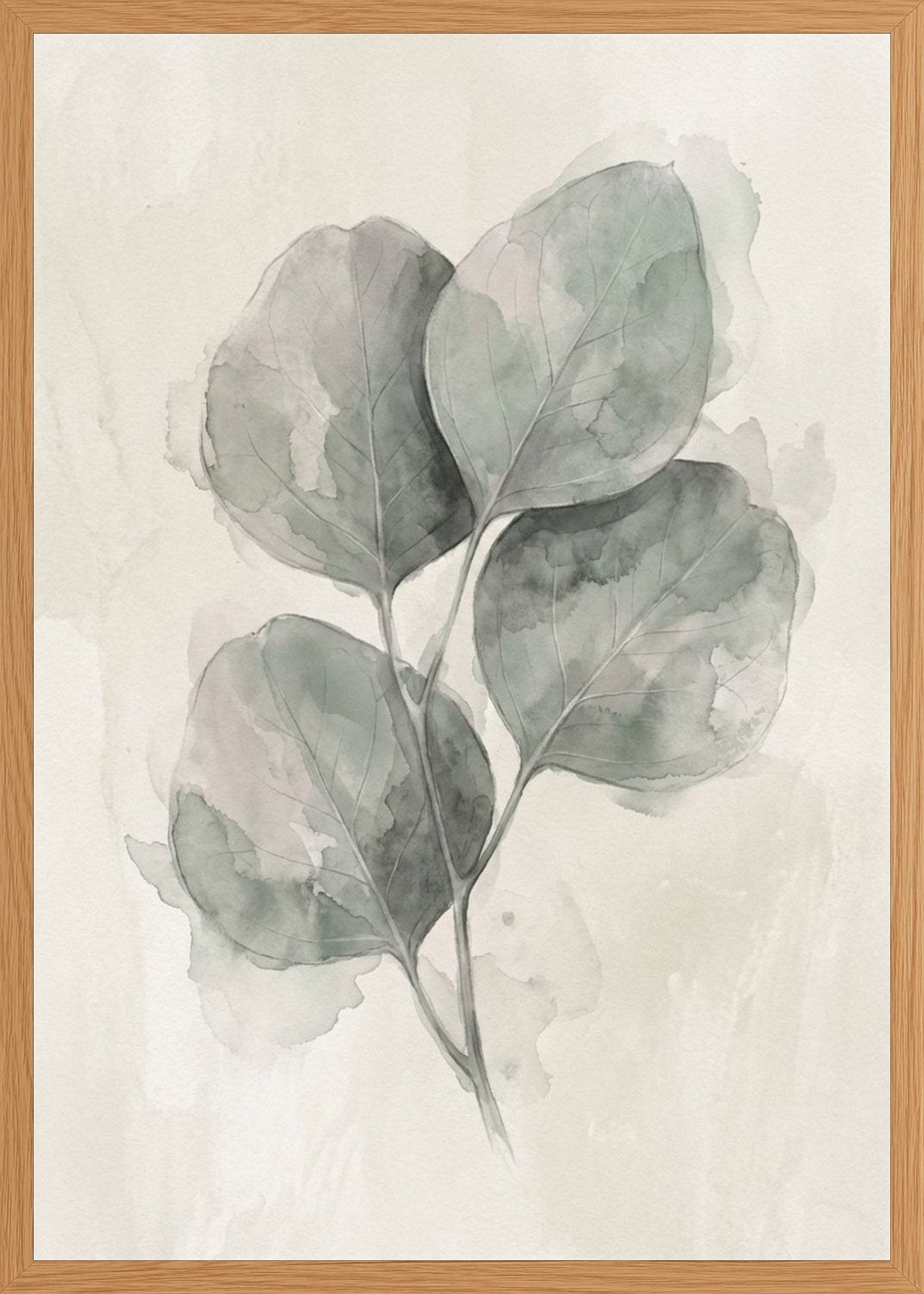 Poster in oak frame