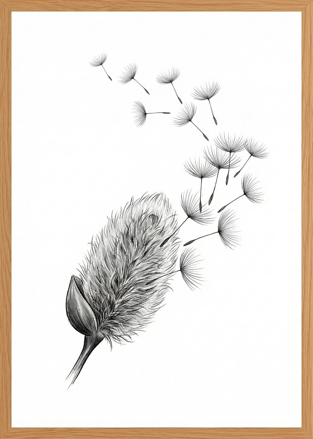 Poster in oak frame