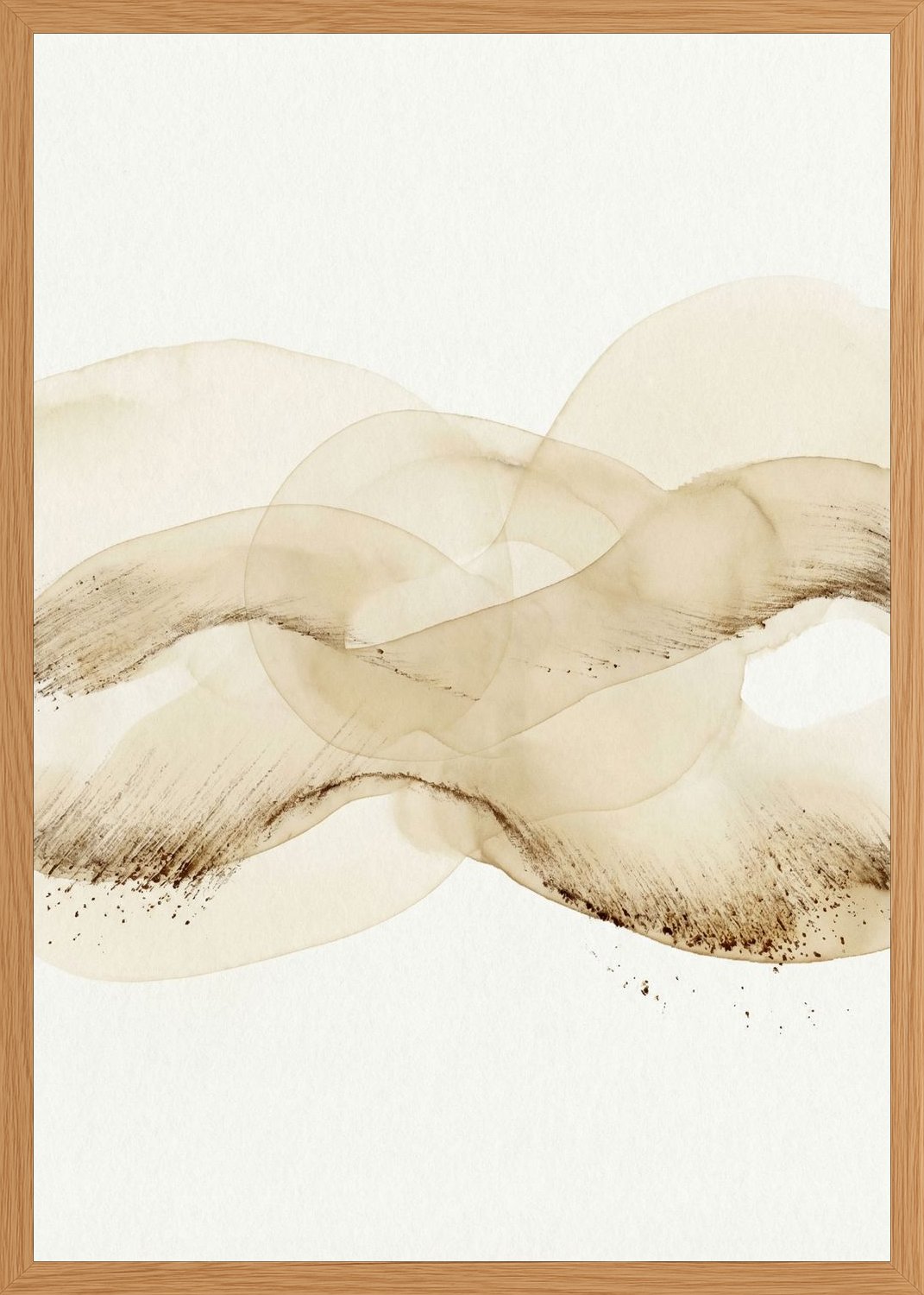 Poster in oak frame