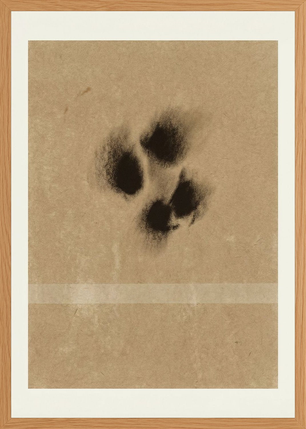 Poster in oak frame