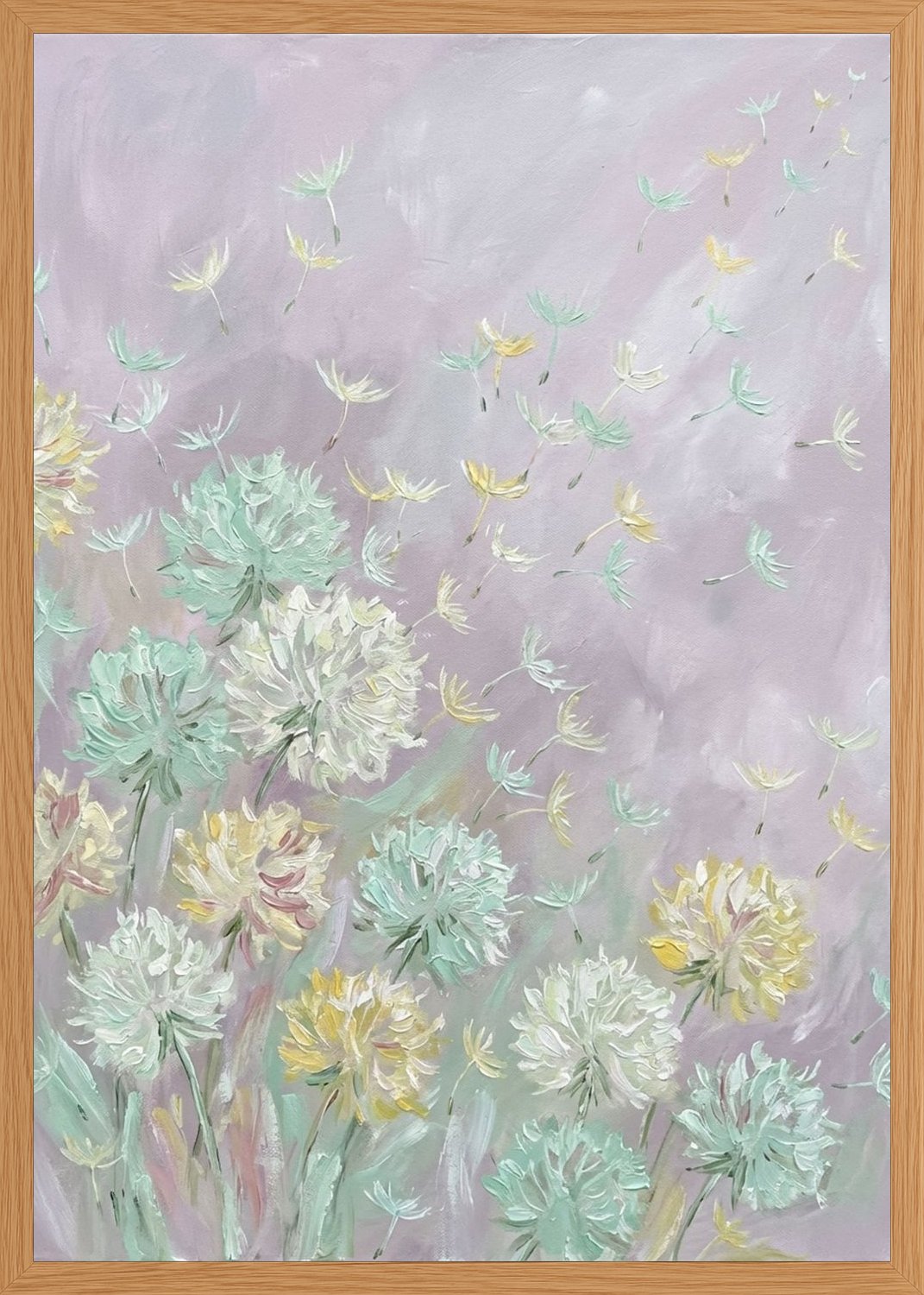 Poster in oak frame