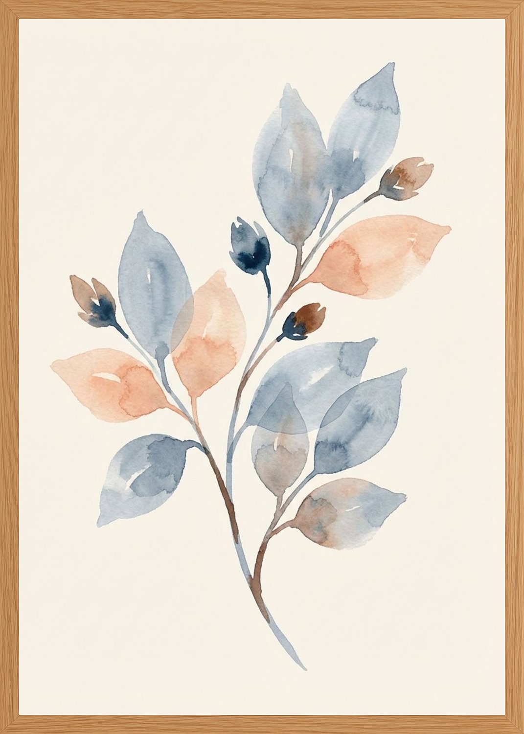 Poster in oak frame
