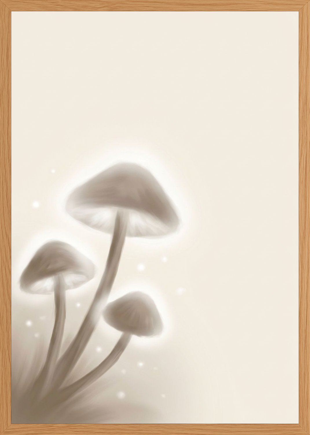 Poster in oak frame