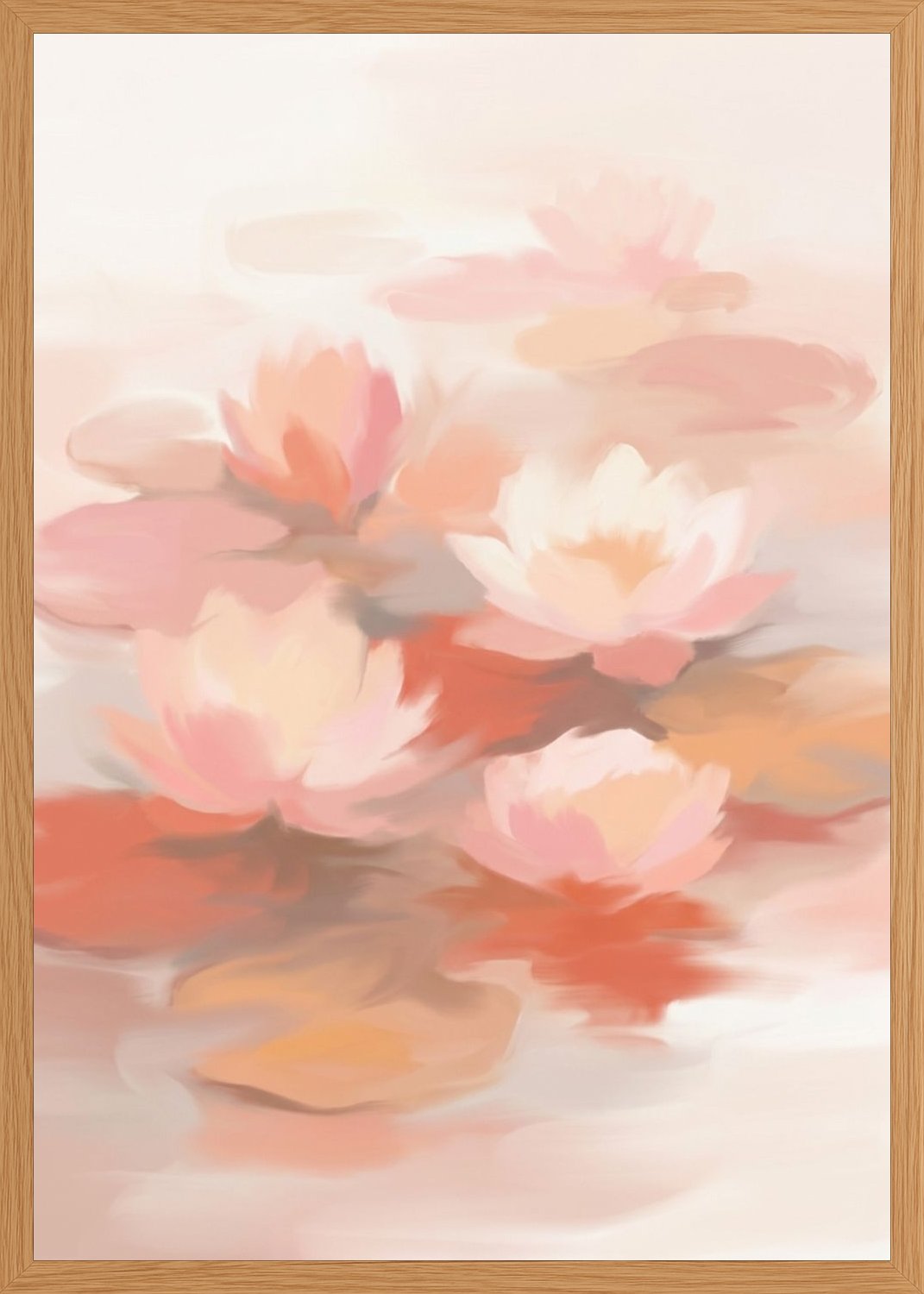 Poster in oak frame