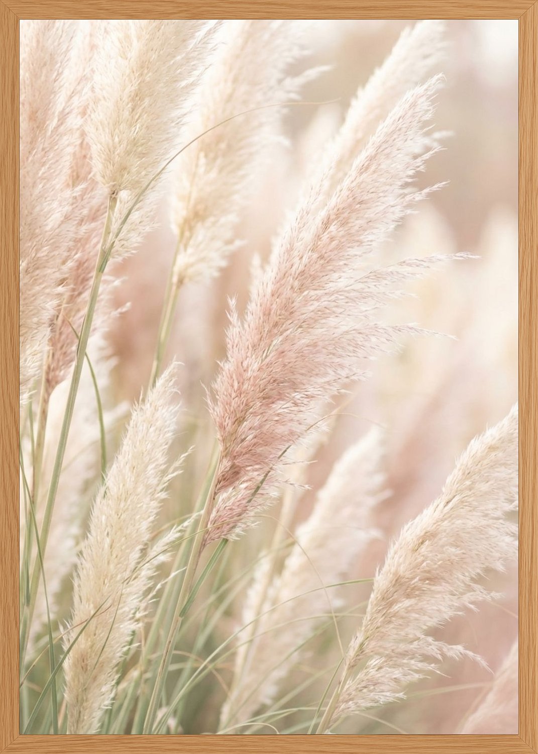 Poster in oak frame