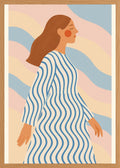 Poster in oak frame