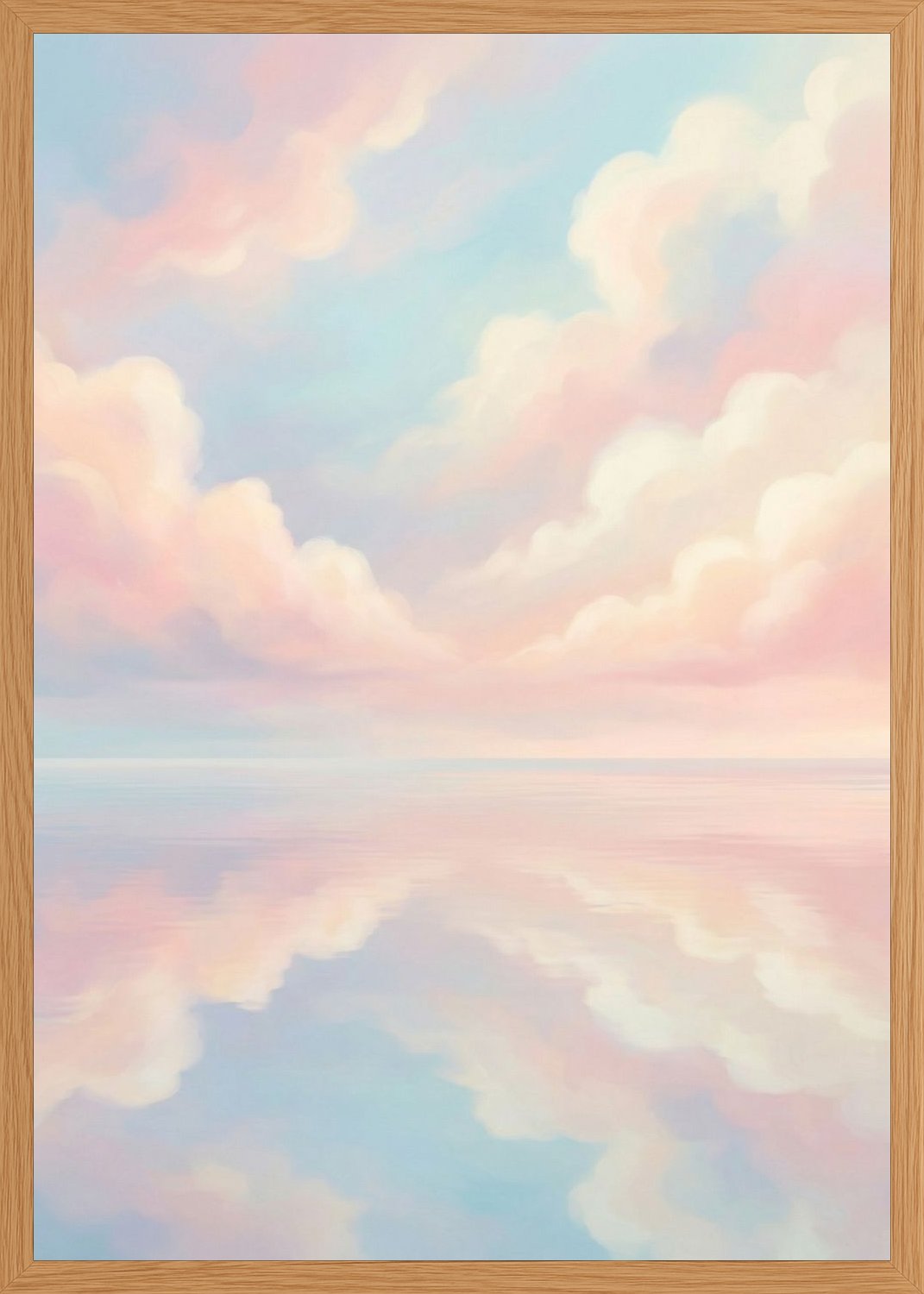 Poster in oak frame