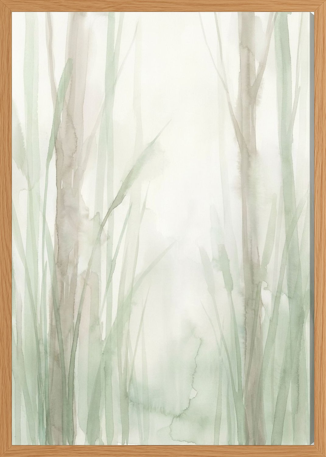 Poster in oak frame