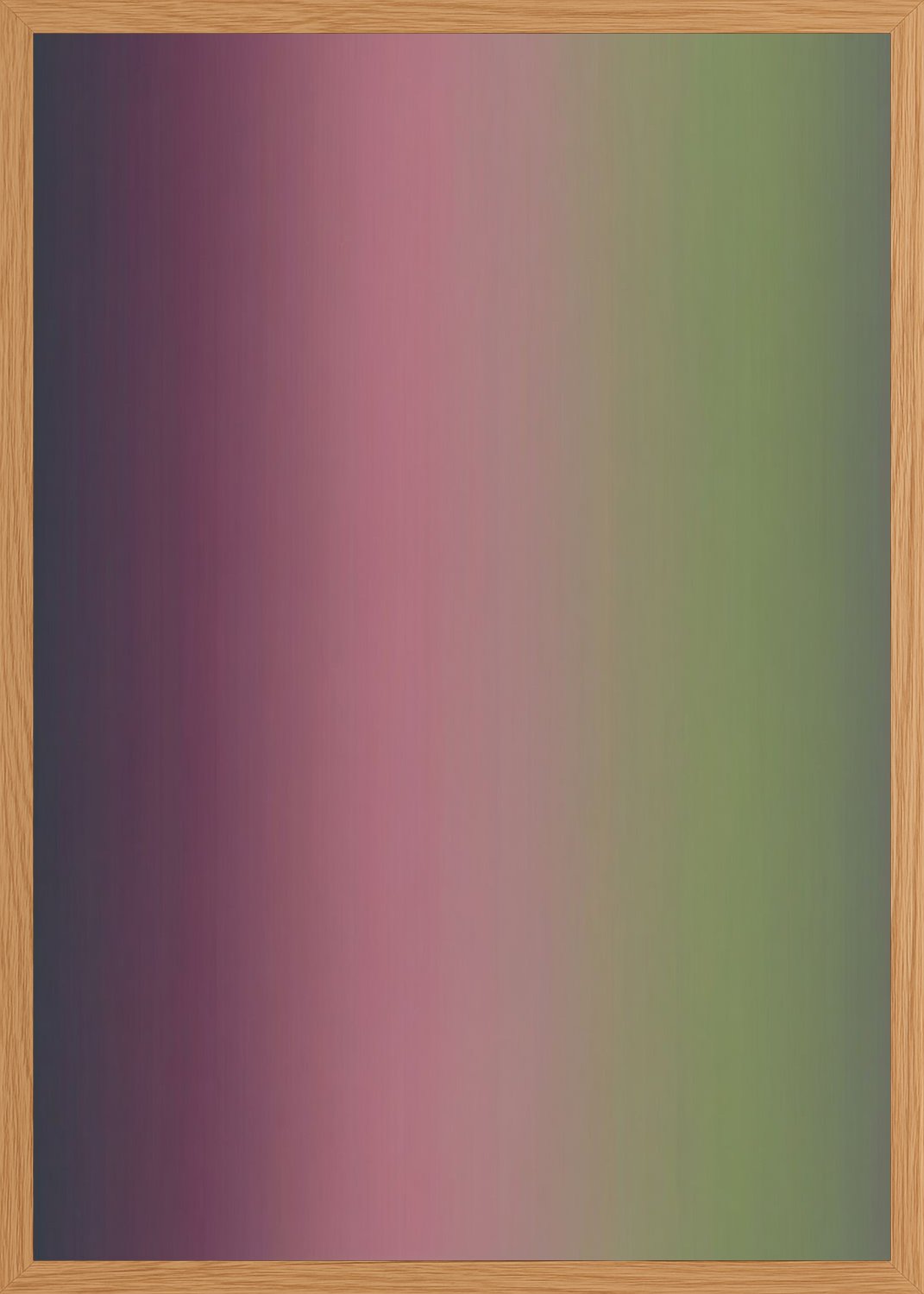 Poster in oak frame