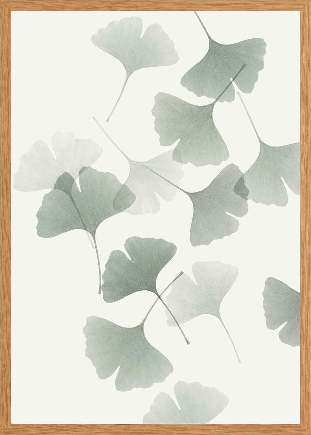 Poster in oak frame