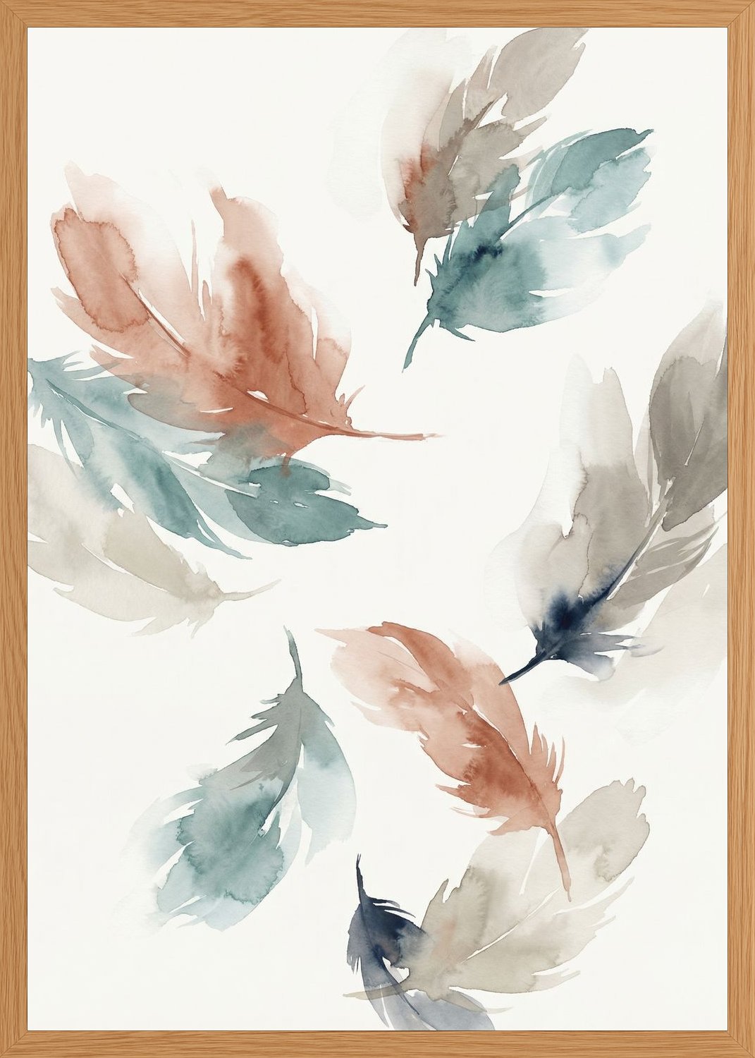 Poster in oak frame
