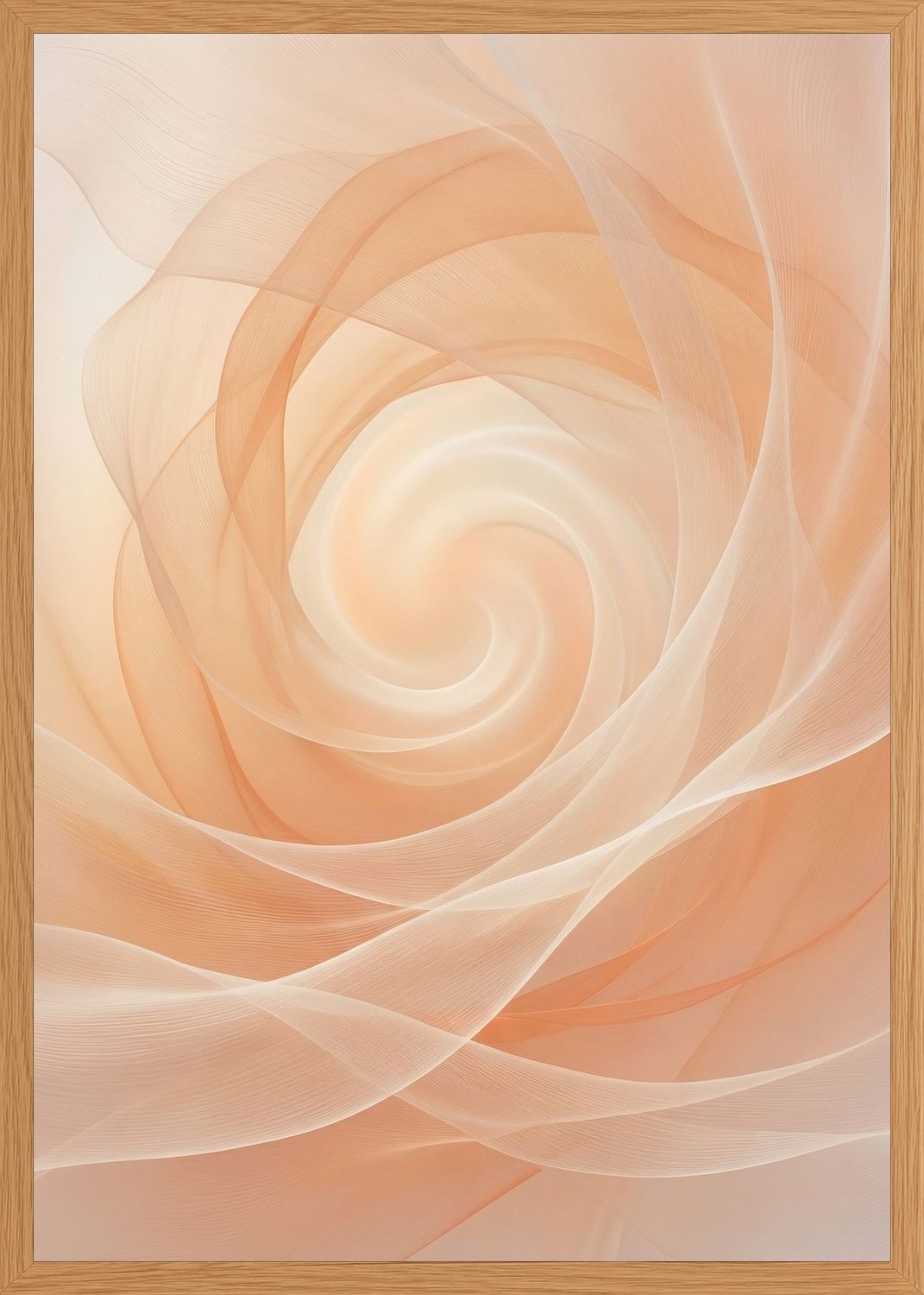Poster in oak frame