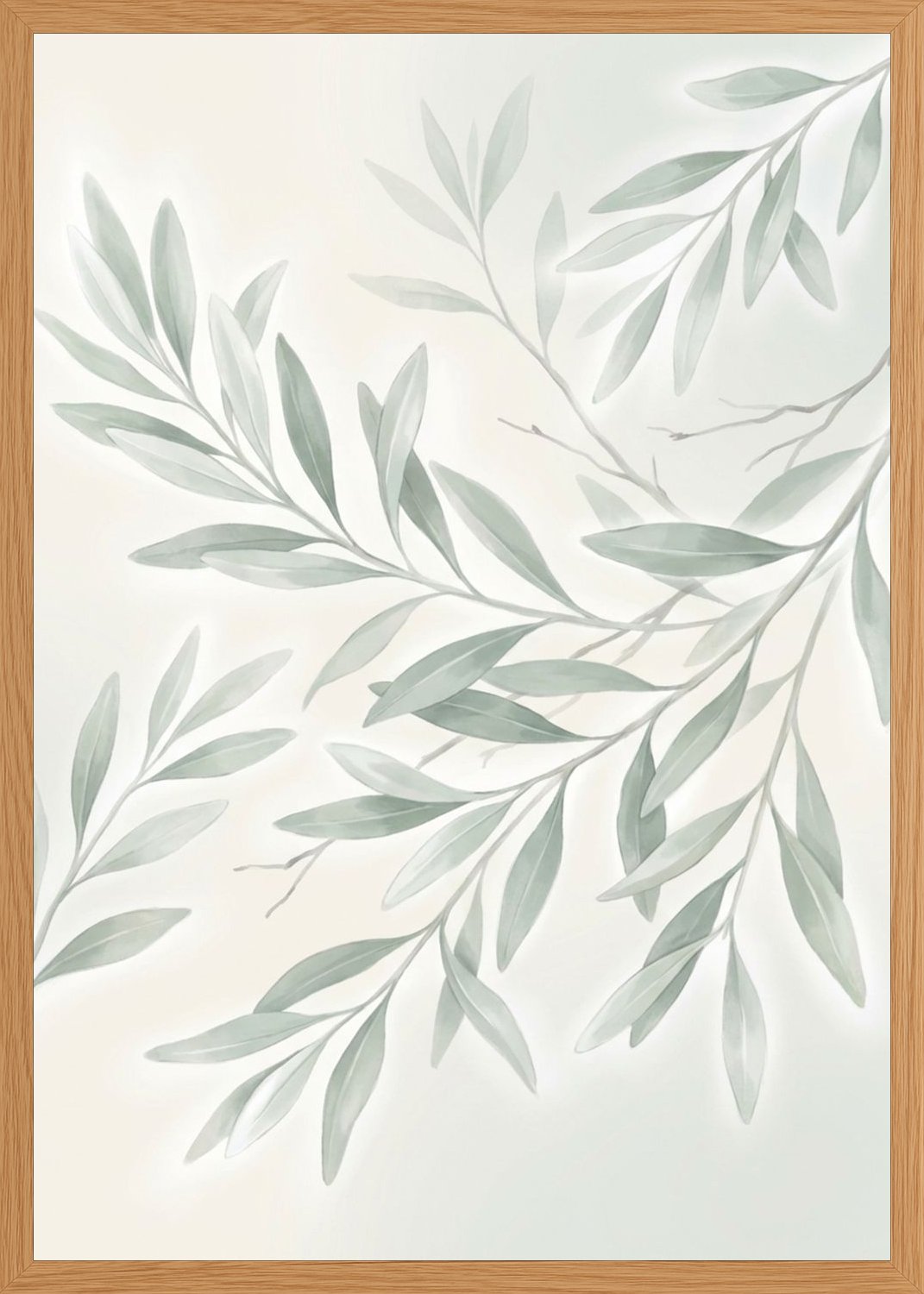 Poster in oak frame