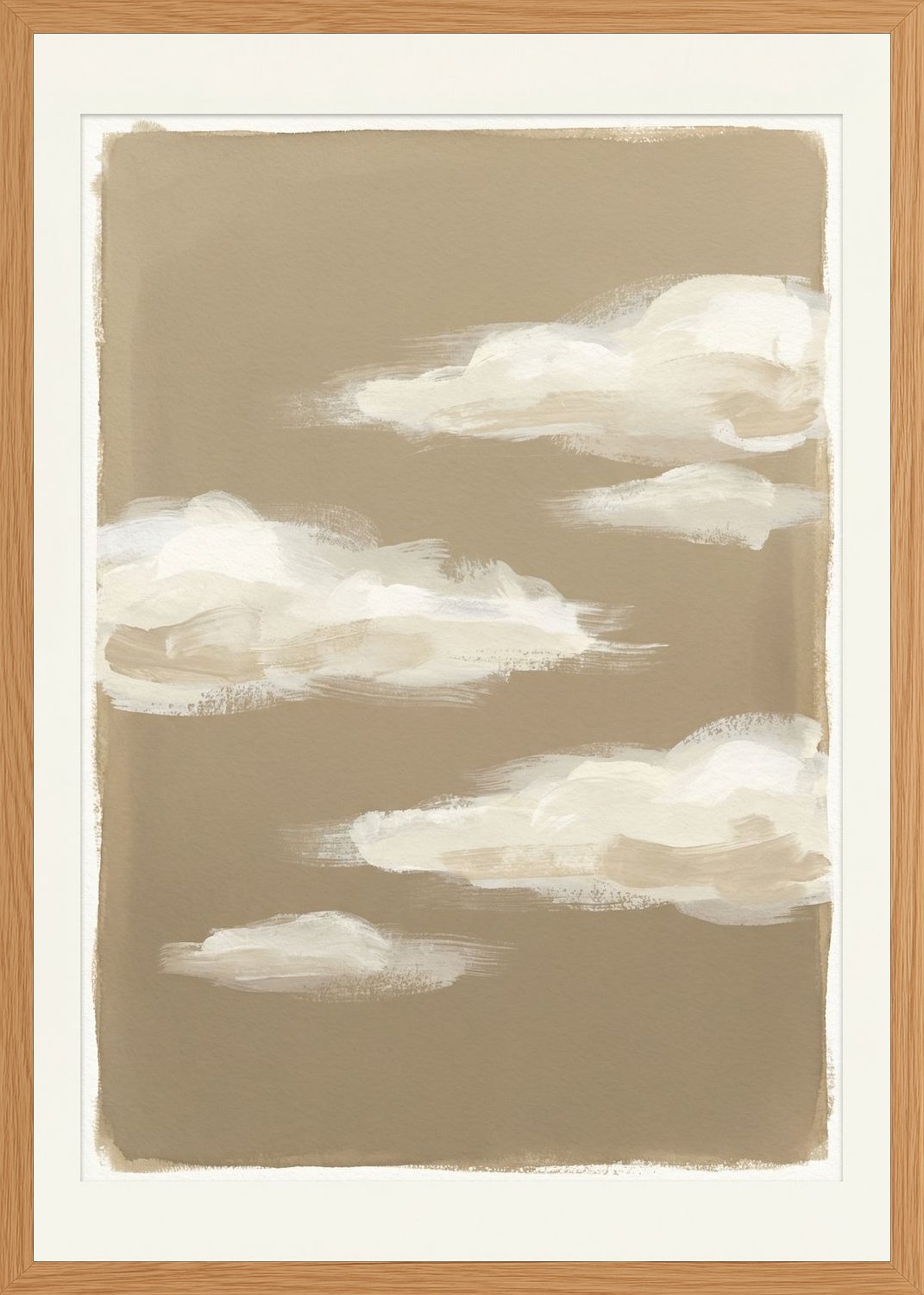 Poster in oak frame