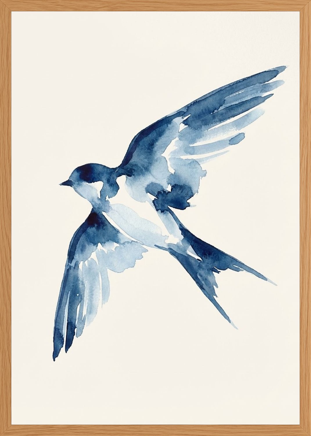 Poster in oak frame